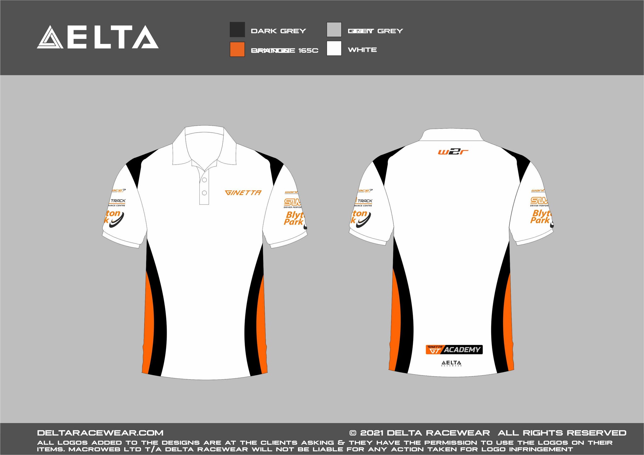Ginetta Sublimated Men's Polo Shirt