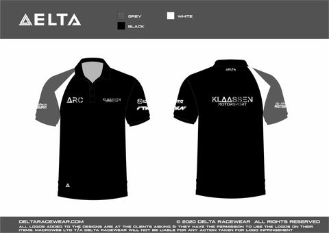 Klaassen Motorsport Sublimated Men's Polo Shirt