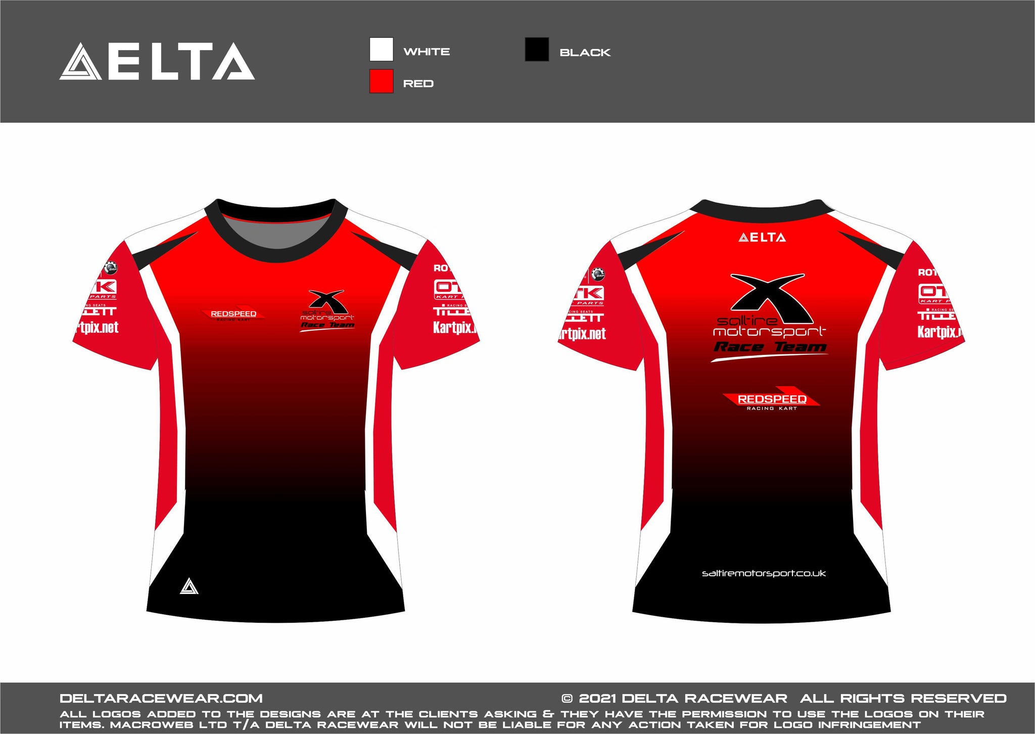 Saltire Motorsport Sublimated Men's T-Shirt