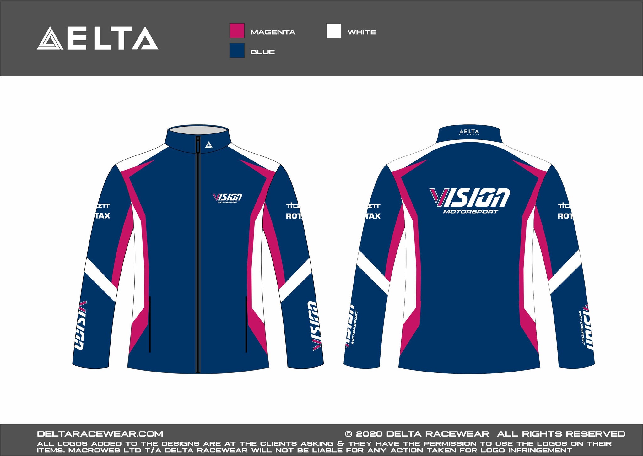 Vision Motorsport Kid's Softshell Jacket