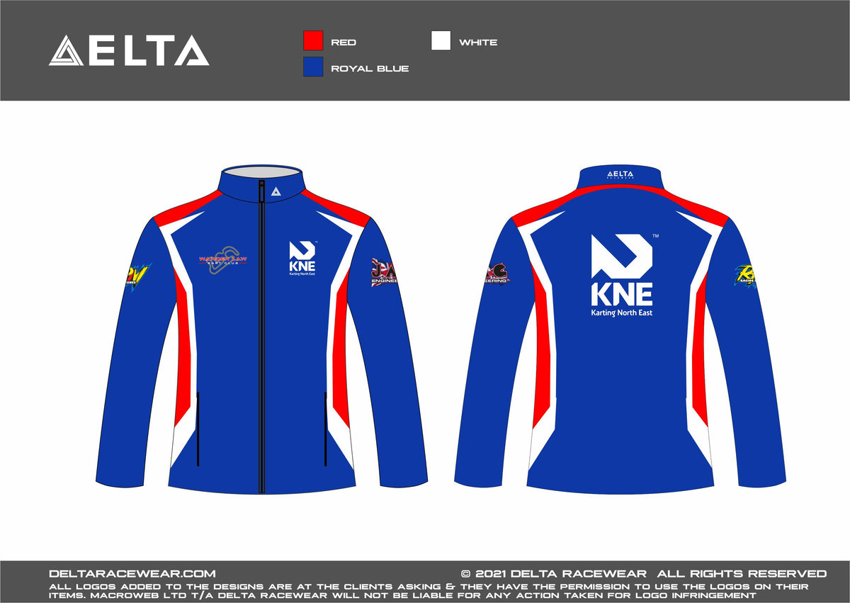 KNE Sublimated Men's Softshell Jacket – Delta Racewear
