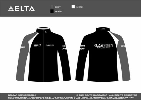 Klaassen Motorsport Sublimated Kid's Softshell Jacket