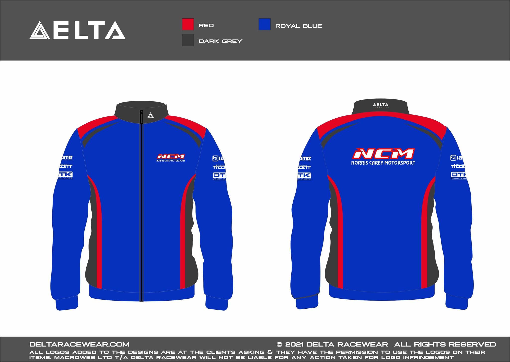 NCM Sublimated Men's Track Top