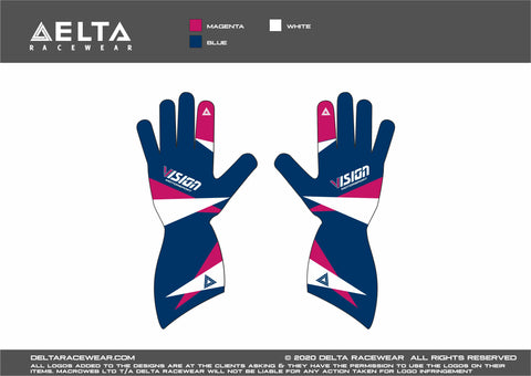 Vision Sublimated Kart Gloves