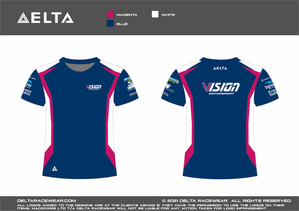 Vision Motorsport Sublimated Women's T-Shirt