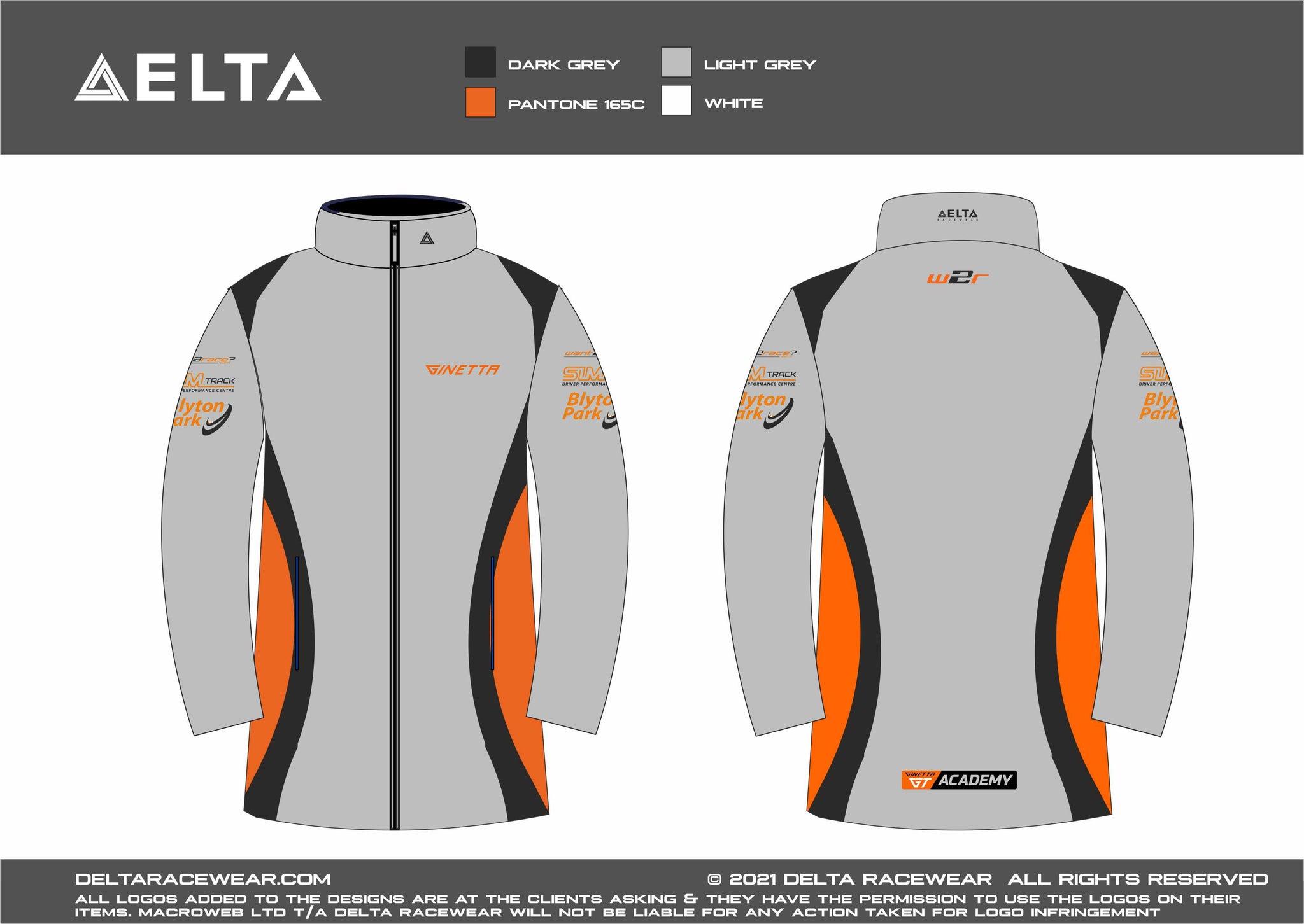 Ginetta Sublimated Kid's Winter Coat