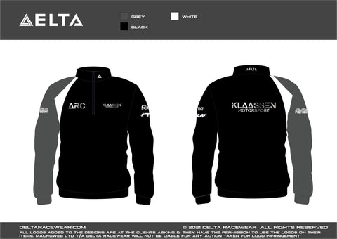 Klaassen Motorsport Sublimated Women's Zip Neck Jumper